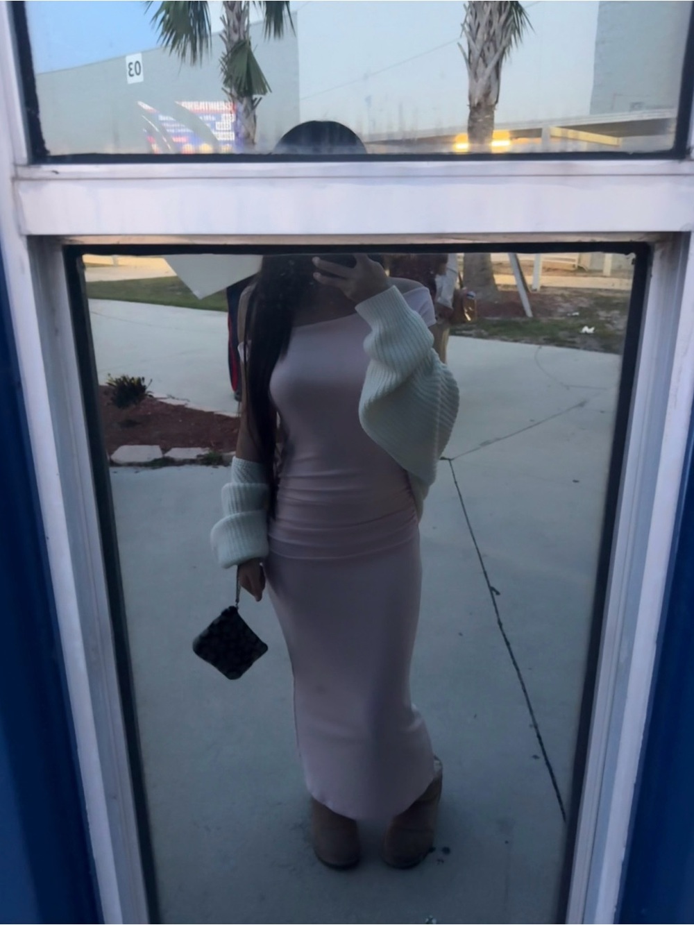 Sleeveless Blush Maxi Bodycon Dress with Soft Stretch